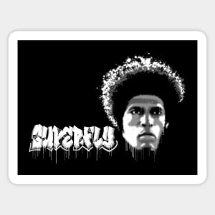 Superfly Graffiti Sticker